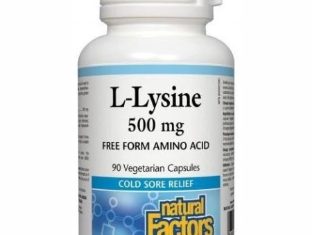 Natural factors - l-lysine 500mg - 90 vcaps Discount