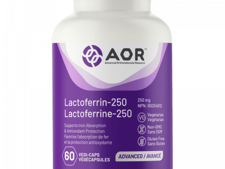 Aor - lactoferrin 250mg - 60 caps Supply