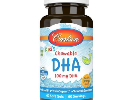 Carlson laboratories - kid s chewable dha, 60 chewable softgels Supply