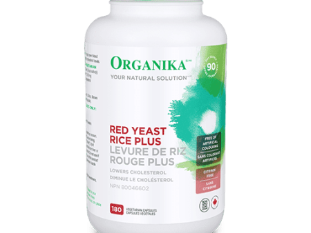 Organika - red yeast rice plus - 180 vcaps Online now