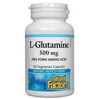 Natural factors - l glutamine 500mg - 60 vcaps Sale