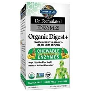 Garden of life - dr. formulated chewable enzymes: organic digest - 90 chewable tabs Online