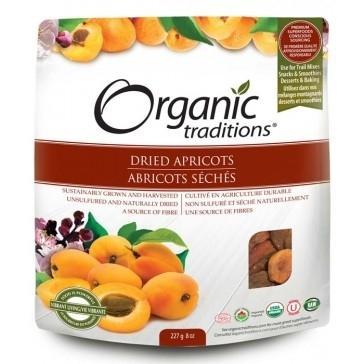 Organic traditions - dried apricots 227 g Online Sale