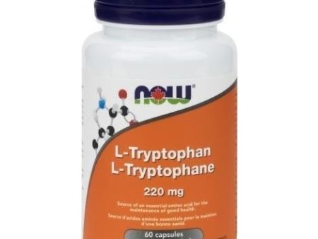 Now - l-tryptophan 220 mg 60 vcaps For Cheap