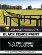 Black Fence Paint Supply