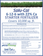 6-12-6 Solu-Cal and Aqua-Ca Starter Lawn Fertilizer Online now