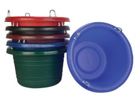 18-Qt, 3-Ring Horse and Livestock Feeder Supply