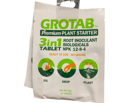 Fertalizer Grotab 3IN1 Tablet 4PK Online now