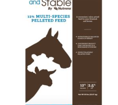 Nutrena Stock and Stable 12% Multi-Species Pelleted Feed Cheap