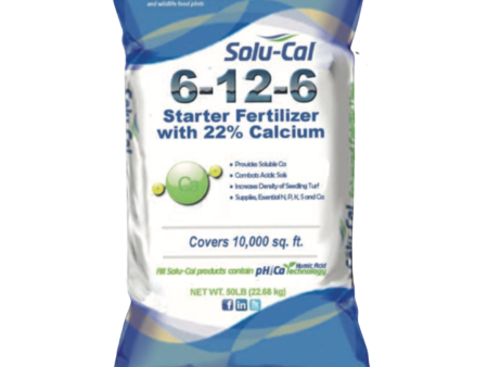 6-12-6 Solu-Cal and Aqua-Ca Starter Lawn Fertilizer Online now