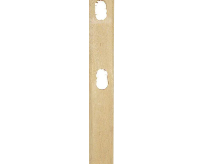 6 ft. Pressure Treated Wood Corner Split Rail 2-Hole Post on Sale