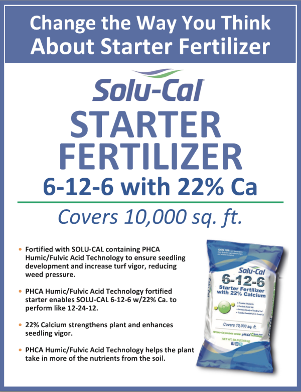 6-12-6 Solu-Cal and Aqua-Ca Starter Lawn Fertilizer Online now