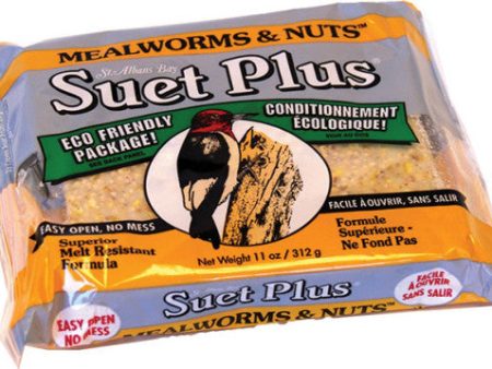 Suet Plus Mealworms and Nuts Suet Cake For Discount