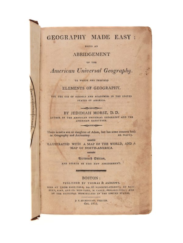 Geography made Easy: being an abridgement of the American Universal Geography. To which are prefixed elements of Geography. For The Use Of Schools And Academies In The United States Of America. ... Illustrated with a map of the World, and a map of North-A Online