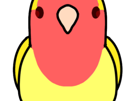 [B-GRADE] Banana the Yellow Lovebird Plushie on Sale