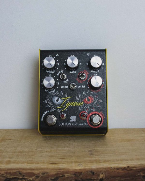 Sutton Instruments Igneus Distortion & Boost FX Pedal For Cheap