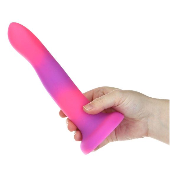 Addiction Glow-in-the-Dark Rave Dil 8  - Pink Purple For Sale