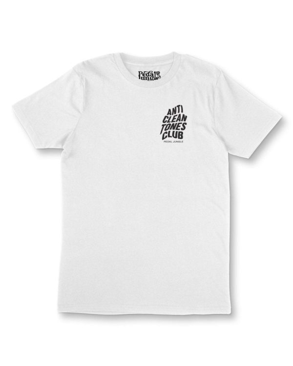 Anti Clean Tones Club Organic Vegan T-shirt White Online Sale