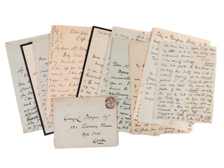 10 Autograph letters to members of the Bompas family. Online Sale