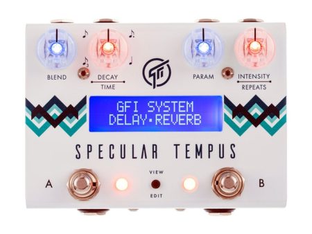 GFI System Specular Tempus Reverb and Delay FX Pedal Online Hot Sale