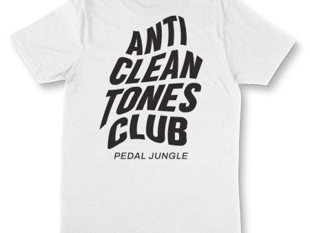 Anti Clean Tones Club Organic Vegan T-shirt White Online Sale