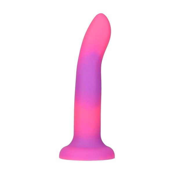 Addiction Glow-in-the-Dark Rave Dil 8  - Pink Purple For Sale