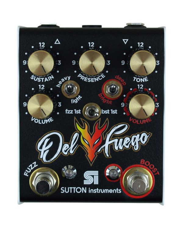 Sutton Instruments Del Fuego Fuzz & Boost FX Pedal Supply