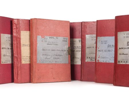 Manuscript diaries, July 1915 - March 1919. R.N.V.R. & R.A.F. on Sale