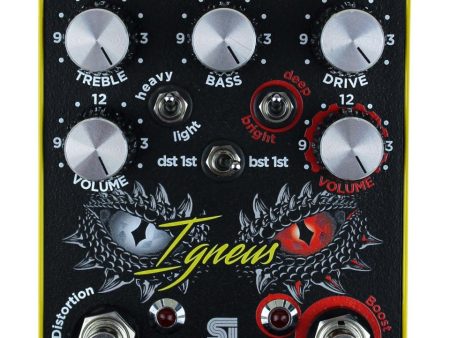 Sutton Instruments Igneus Distortion & Boost FX Pedal For Cheap