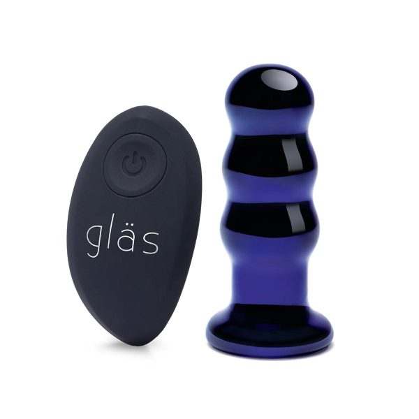 3.5  Rechargeable Remote Controlled Vibrating Beaded Butt Plug Online