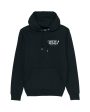 Here For The Coffee & Pedals Organic Vegan Hooded Top Black Online Hot Sale