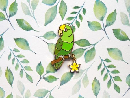 Yellow-crowned Amazon Parrot Pin Sale