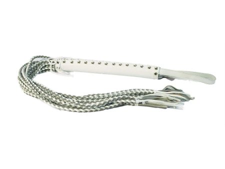 Corset Flogger  - White-Grey Sale