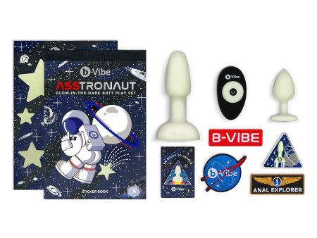 ✦ B-Vibe ASStronaut Glow-in-the-Dark Butt Play Set Hot on Sale