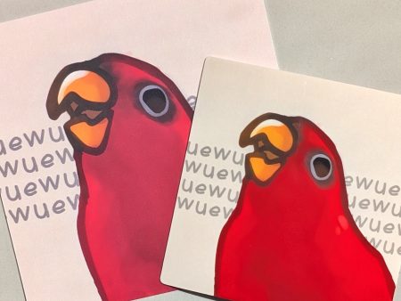 Wuewue Birb Mini Print or Vinyl Sticker Cheap