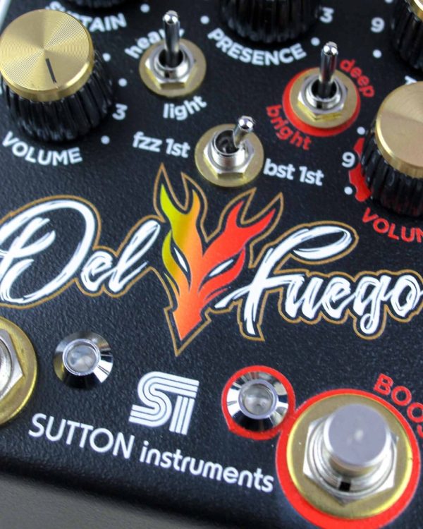 Sutton Instruments Del Fuego Fuzz & Boost FX Pedal Supply