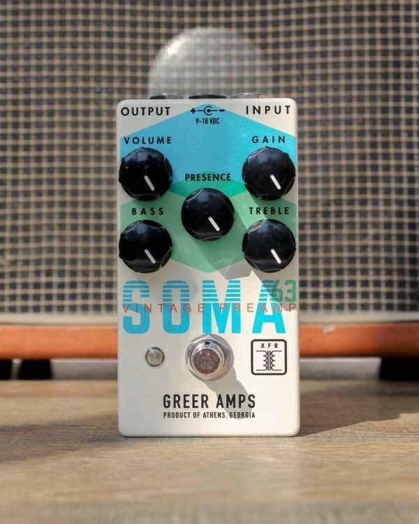 Greer Amps Soma 63 Vintage Preamp FX Pedal Online Hot Sale