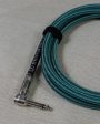 Revelation Cable Co. Turquoise Tweed 10  Premium Instrument Cable Online Hot Sale