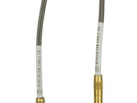 Revelation Cable Co. White Gold Tweed 10  Premium Instrument Cable For Cheap