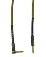 Revelation Cable Co. Dark Gold Tweed 10  Premium Instrument Cable Online Sale