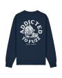 Addicted To Fuzz Organic Vegan Sweatshirt Navy Online Sale