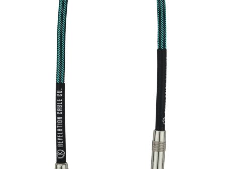 Revelation Cable Co. Turquoise Tweed 10  Premium Instrument Cable Online Hot Sale