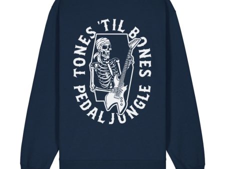 Tones  Til Bones Organic Vegan Sweatshirt Navy Discount