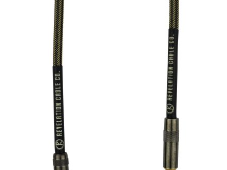 Revelation Cable Co. Black Gold Tweed 10  Premium Instrument Cable Cheap